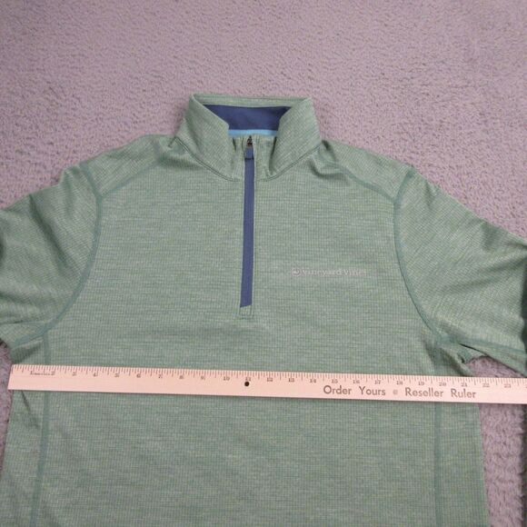 Vineyard Vines On‎ The Go Sankity Quarter Zip Pullover size M Golf Performance - Picture 7 of 9